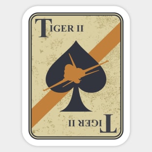 F-5 Tiger II (distressed) Sticker